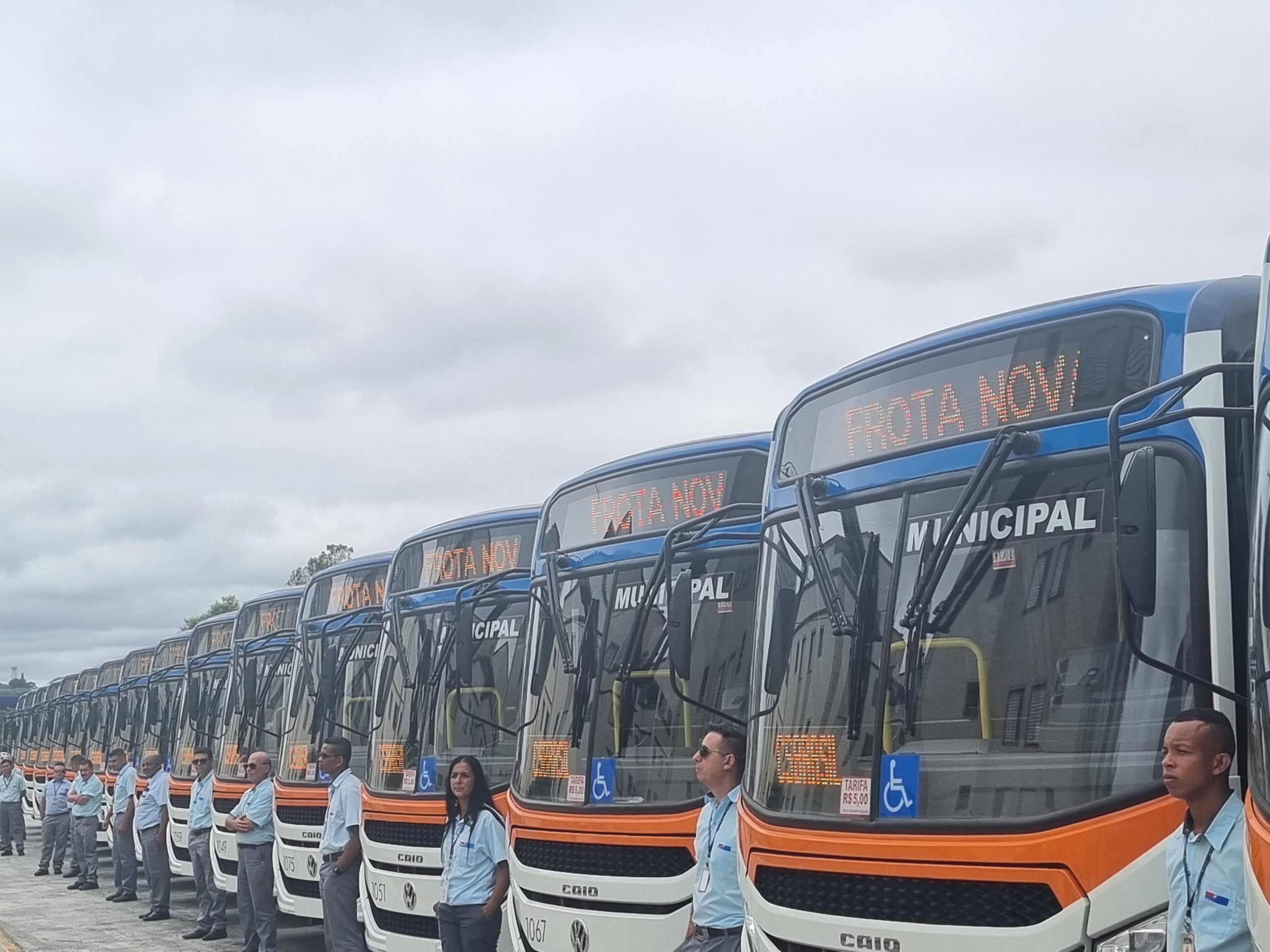 Transporte de Mogi das Cruzes recebe 45 novos ônibus a partir deste sábado (29)