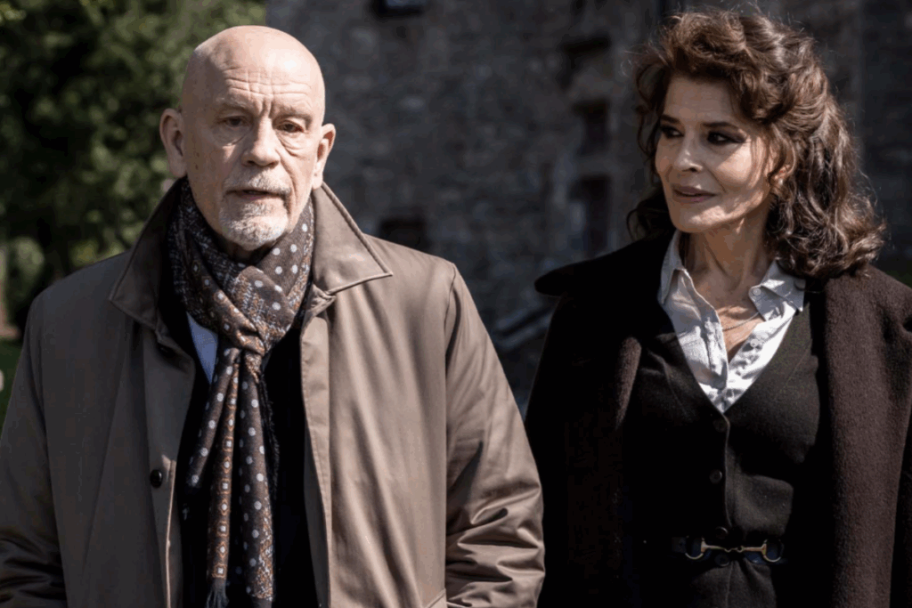 John Malkovich e Fanny Ardant em cena de "Sr. Blake ao seu dispor"